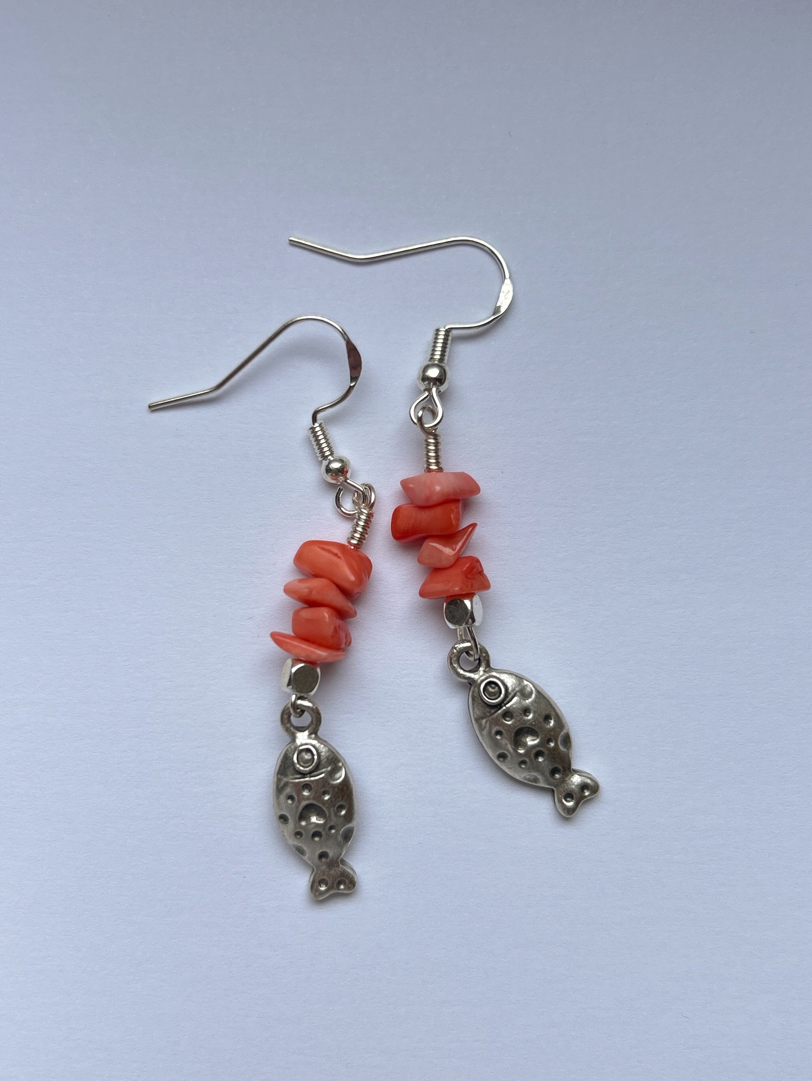 Coral Fish Earrings