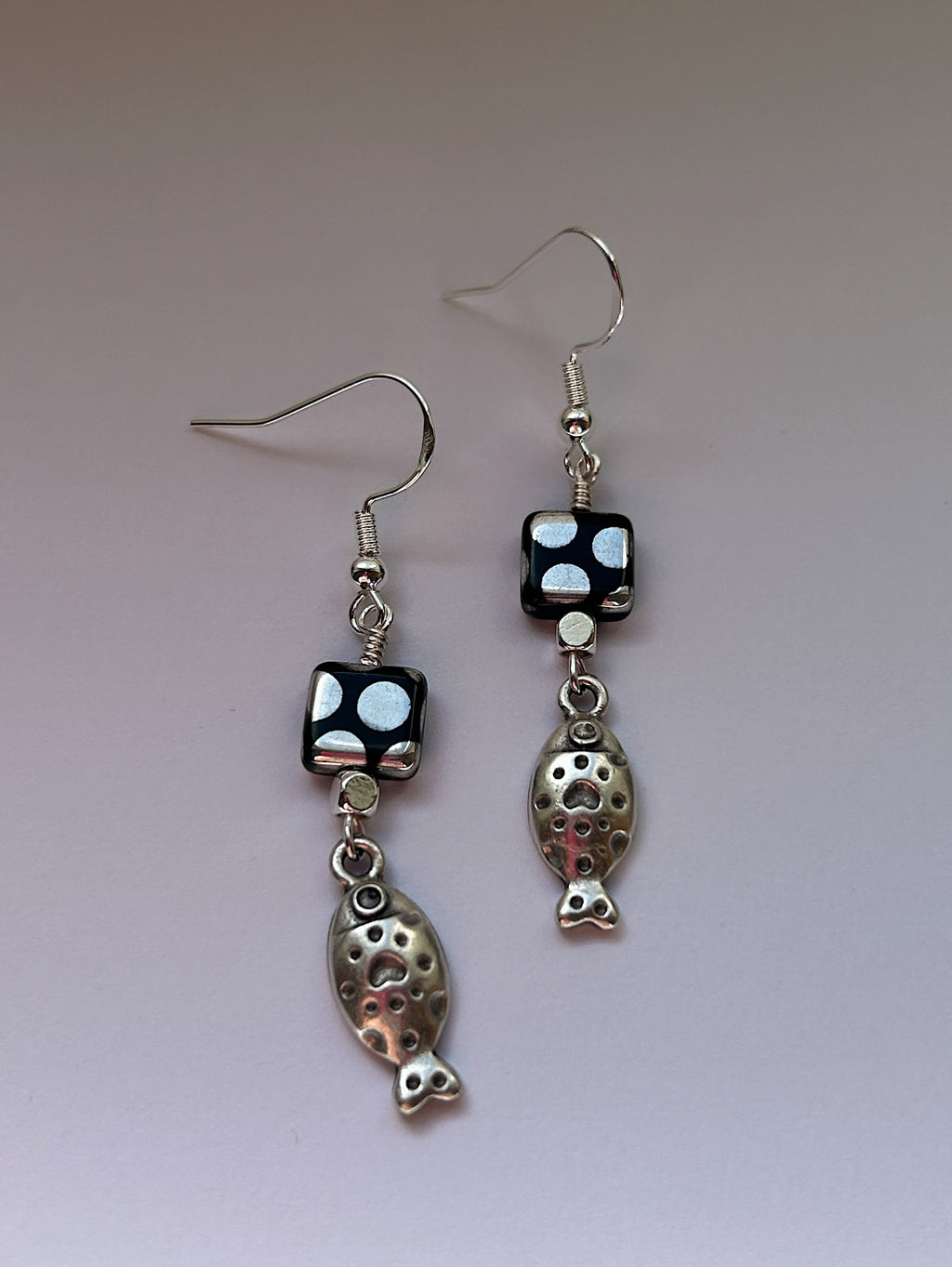 Polka Fish Earrings