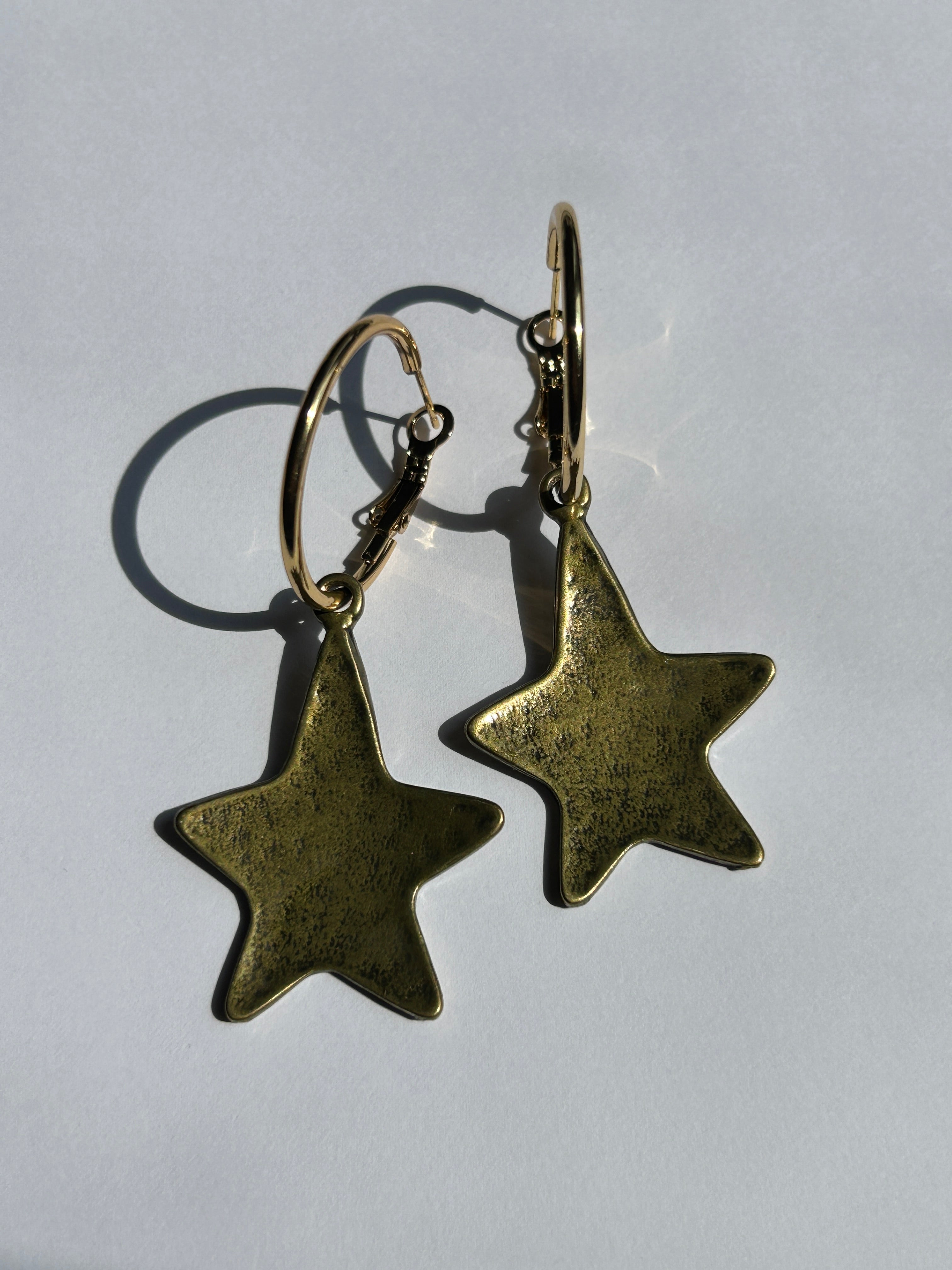 30mm Star Hoops