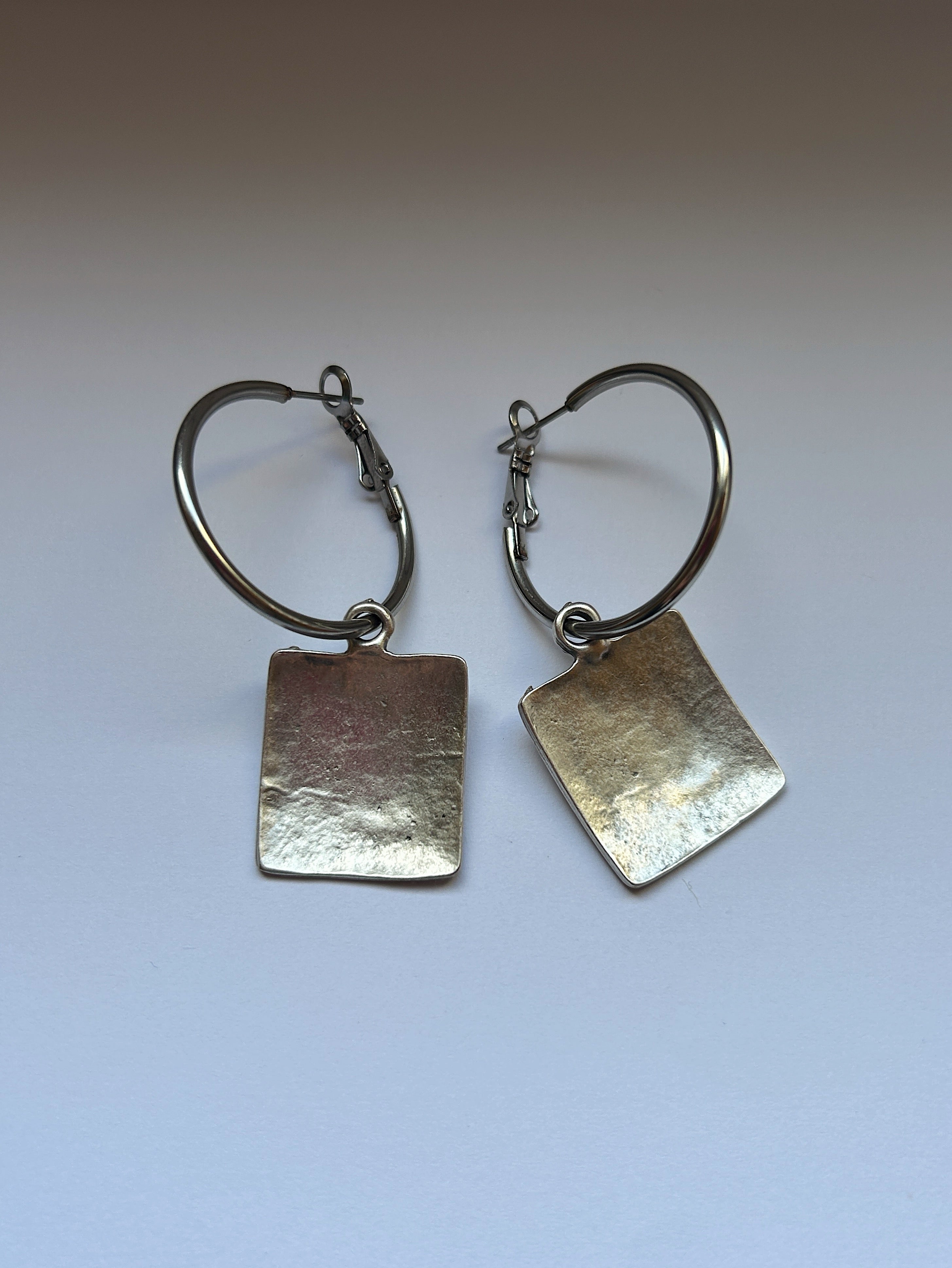 30mm Square Hoops