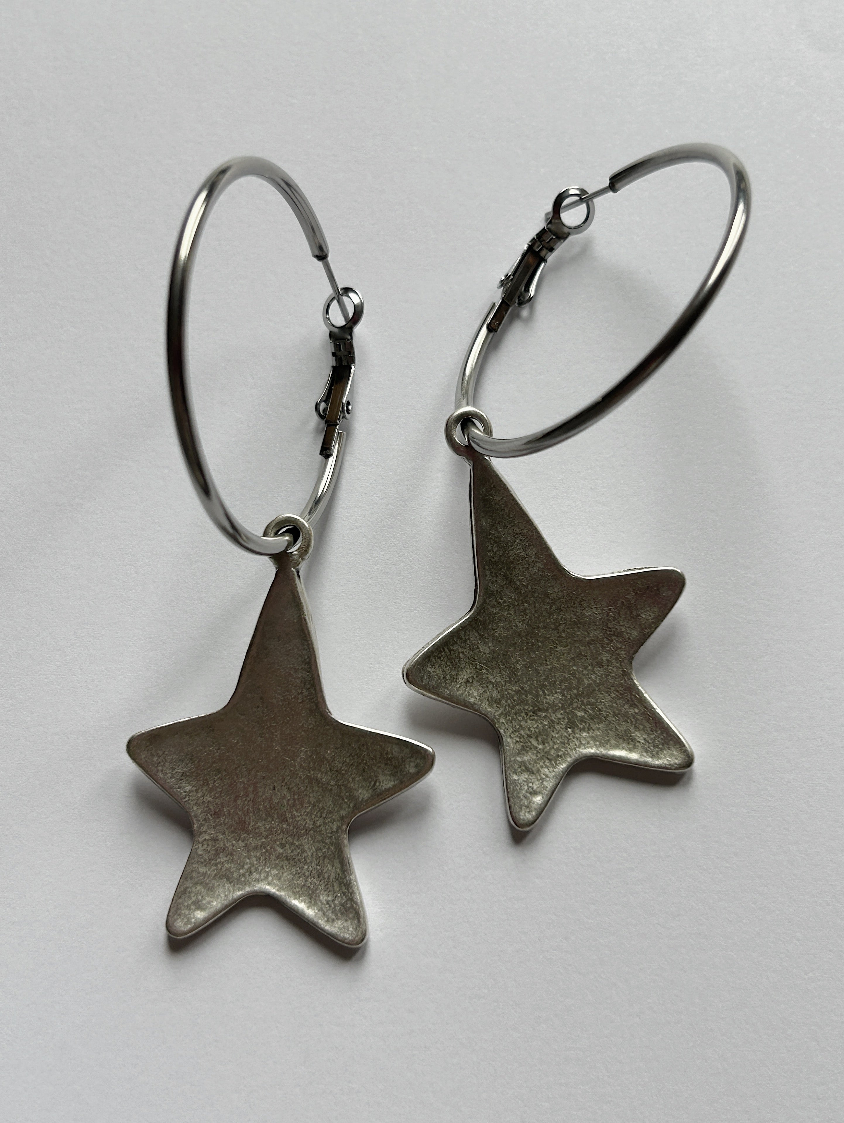 40mm Star Hoops