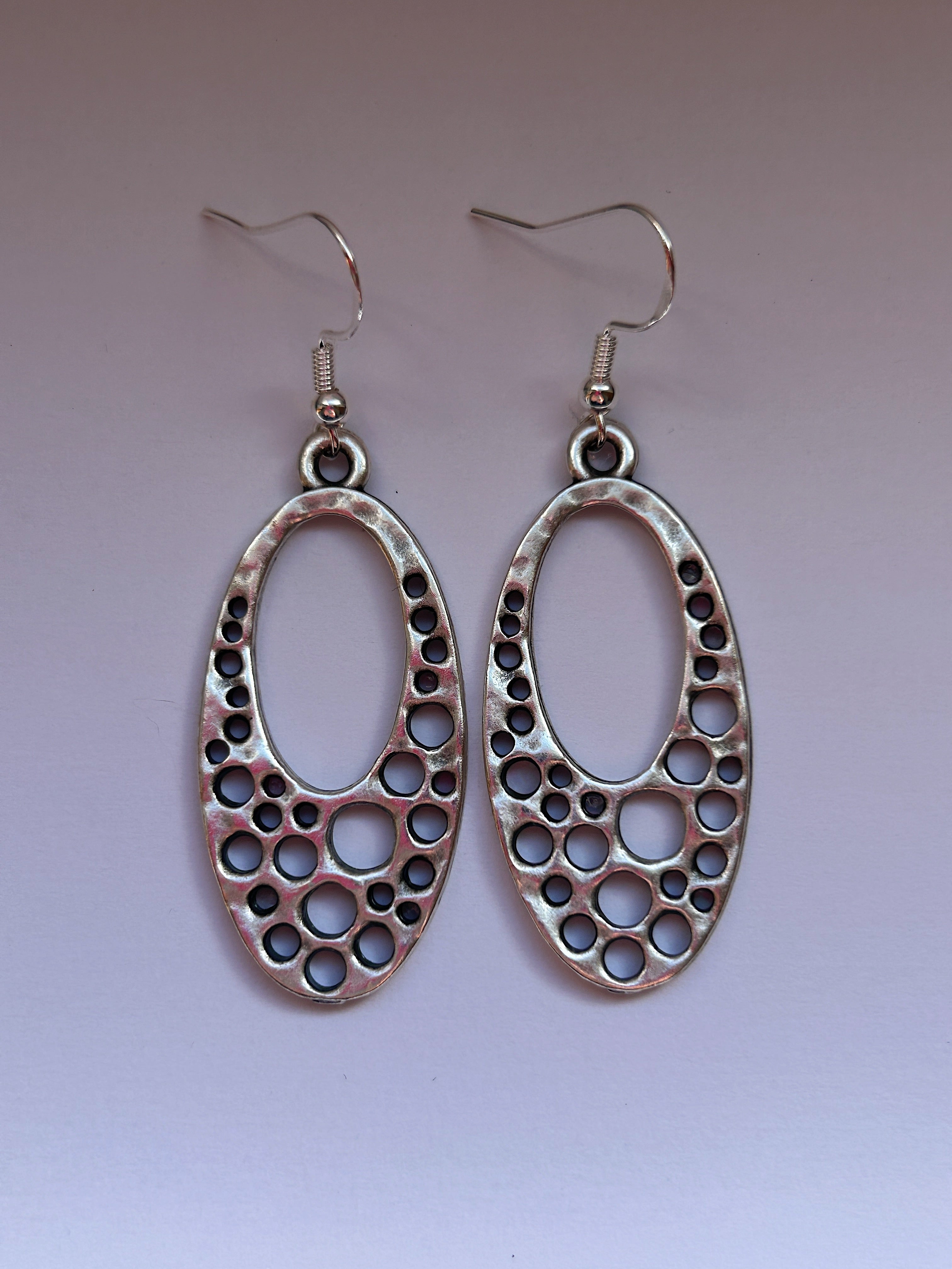 Polka Oval Earrings