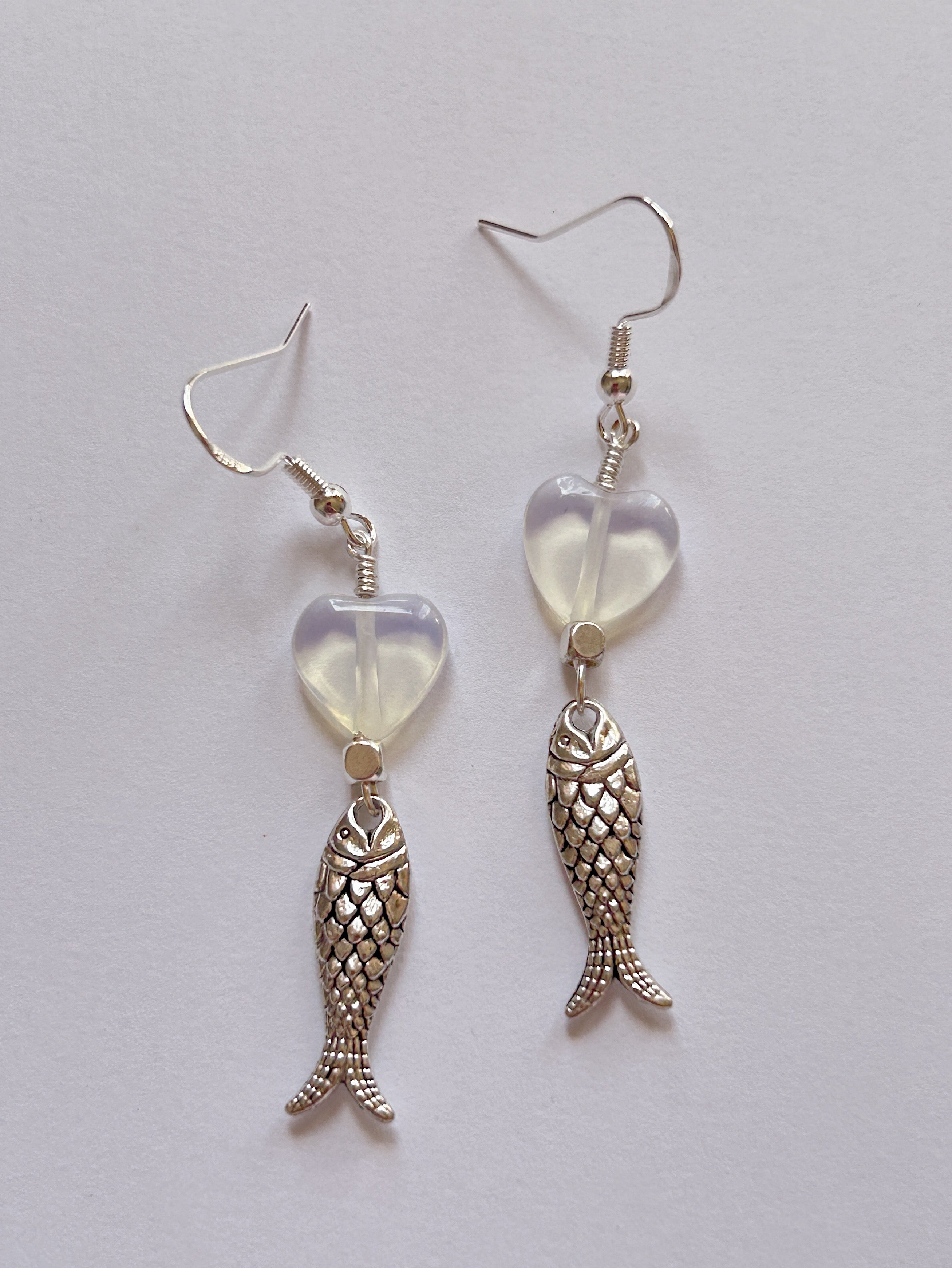 Heart Fish Earrings