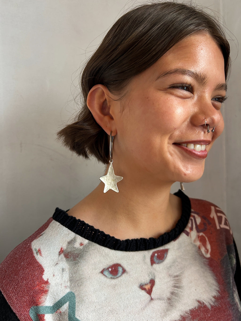 40mm Star Hoops