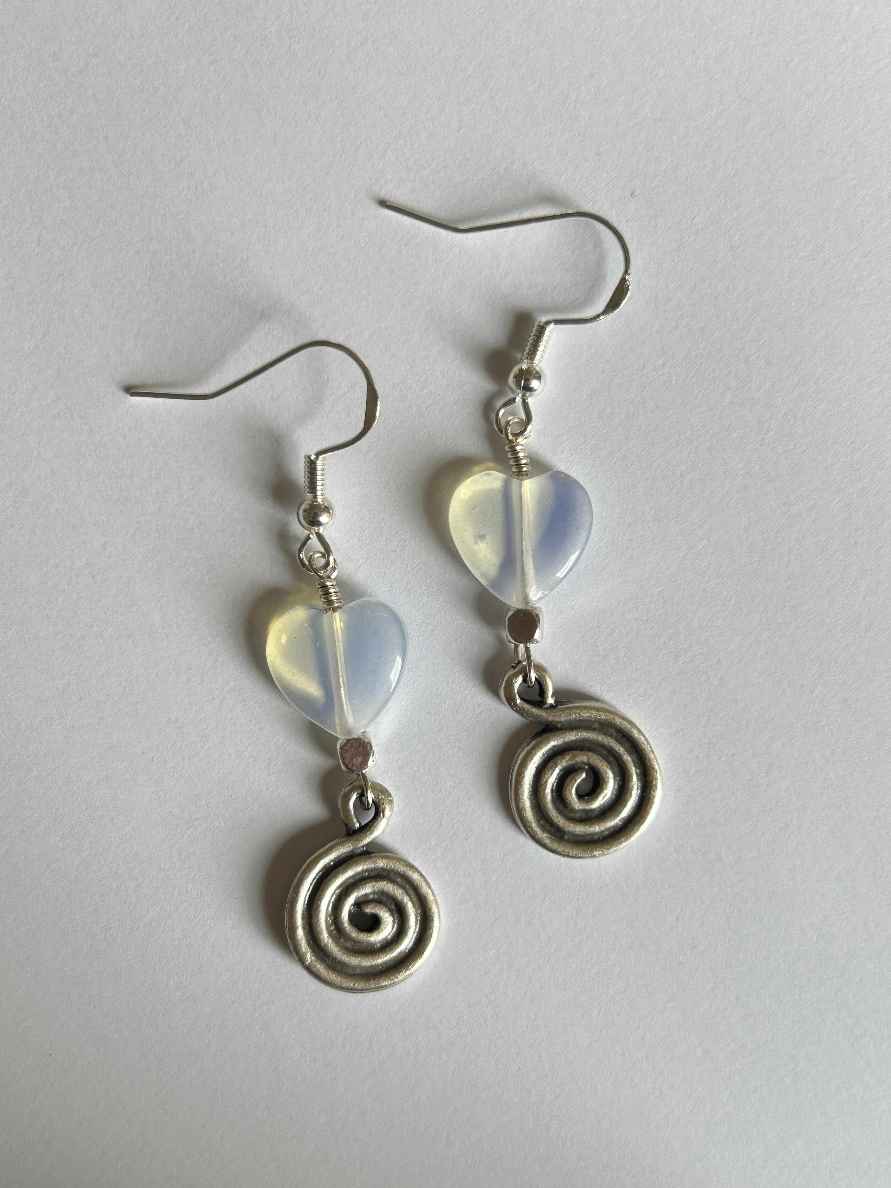 Heart Spiral Earrings