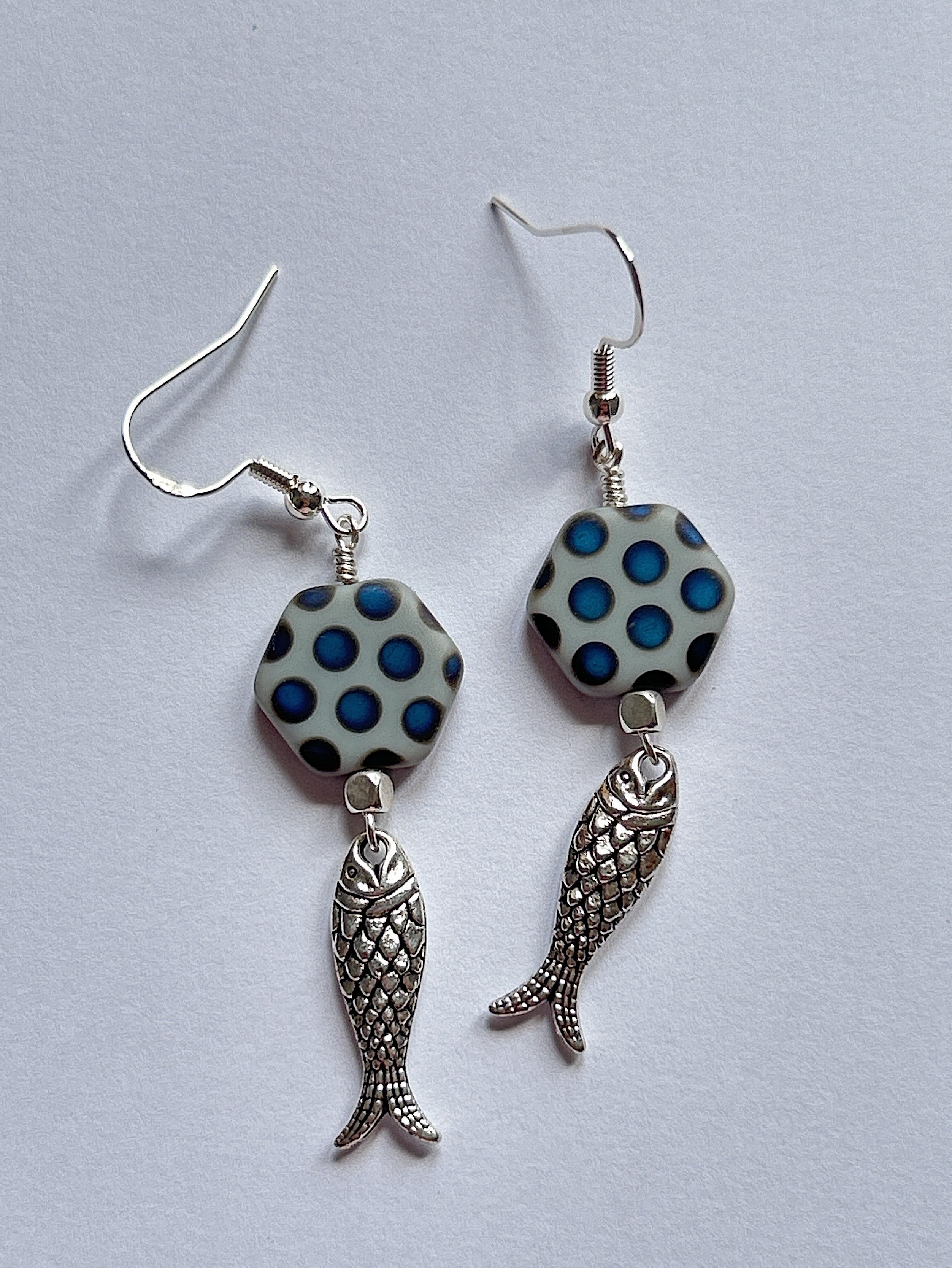 Polka Fish Earrings