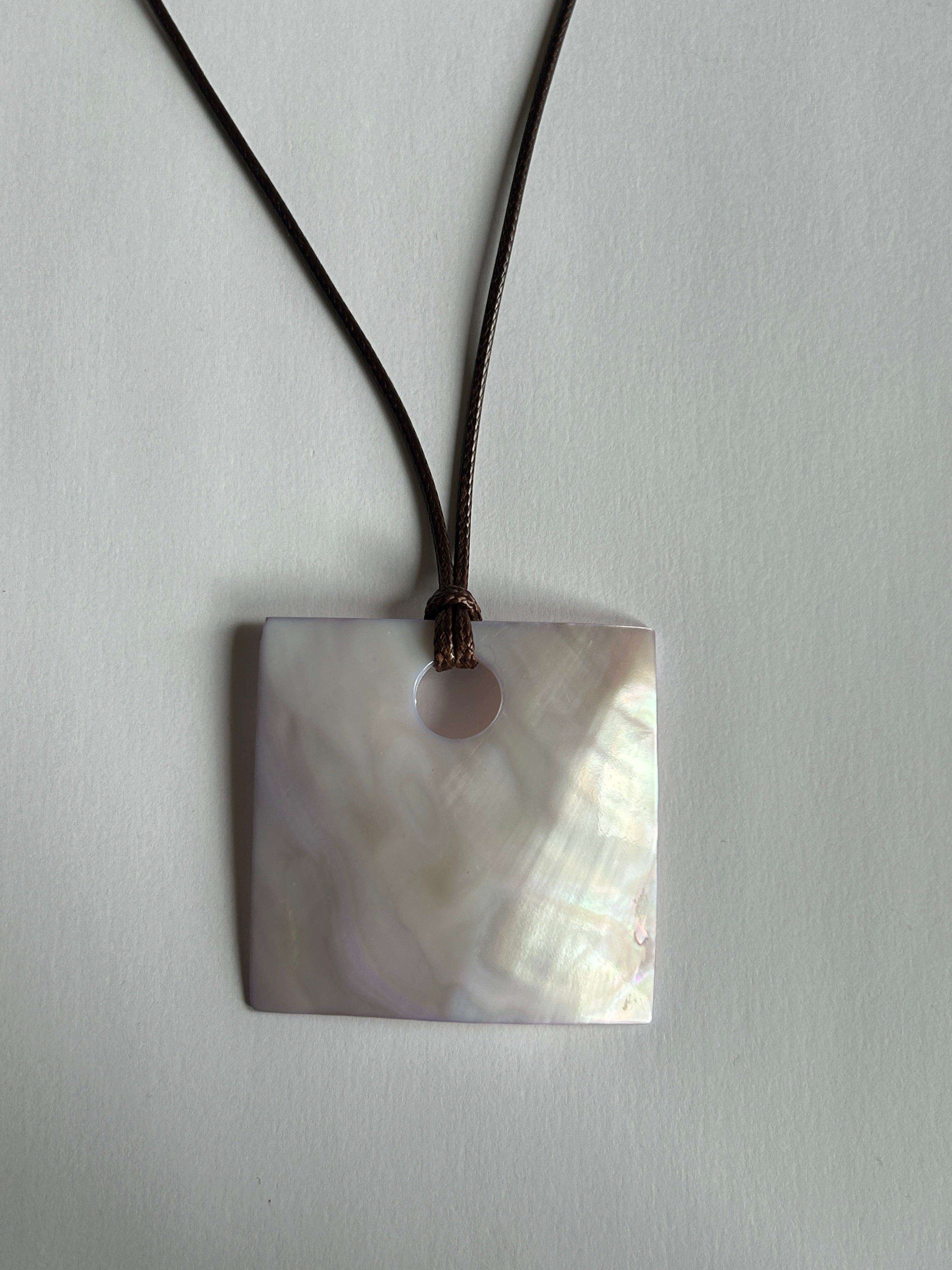 Lilac Shell Pendant