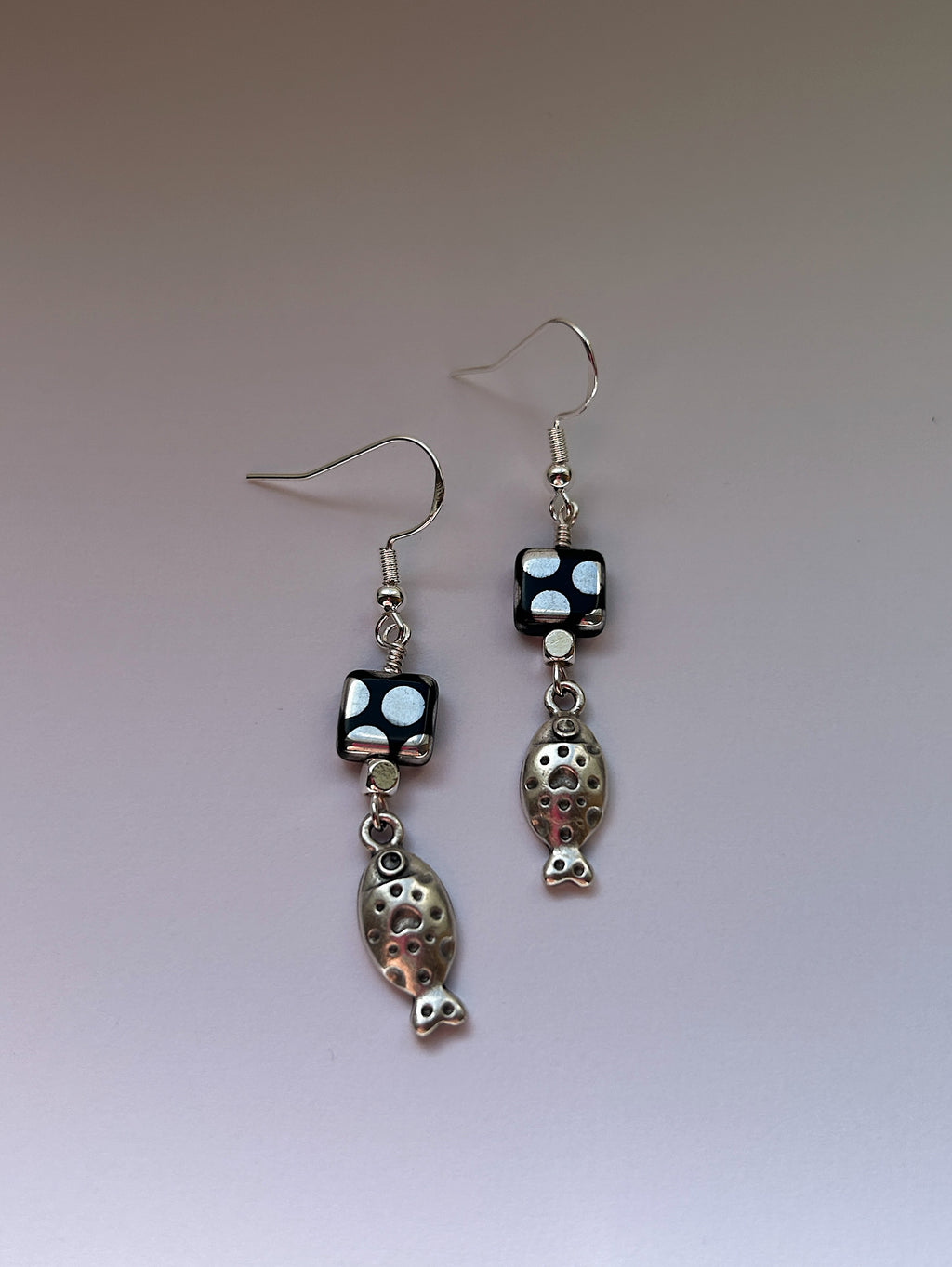 Polka Fish Earrings