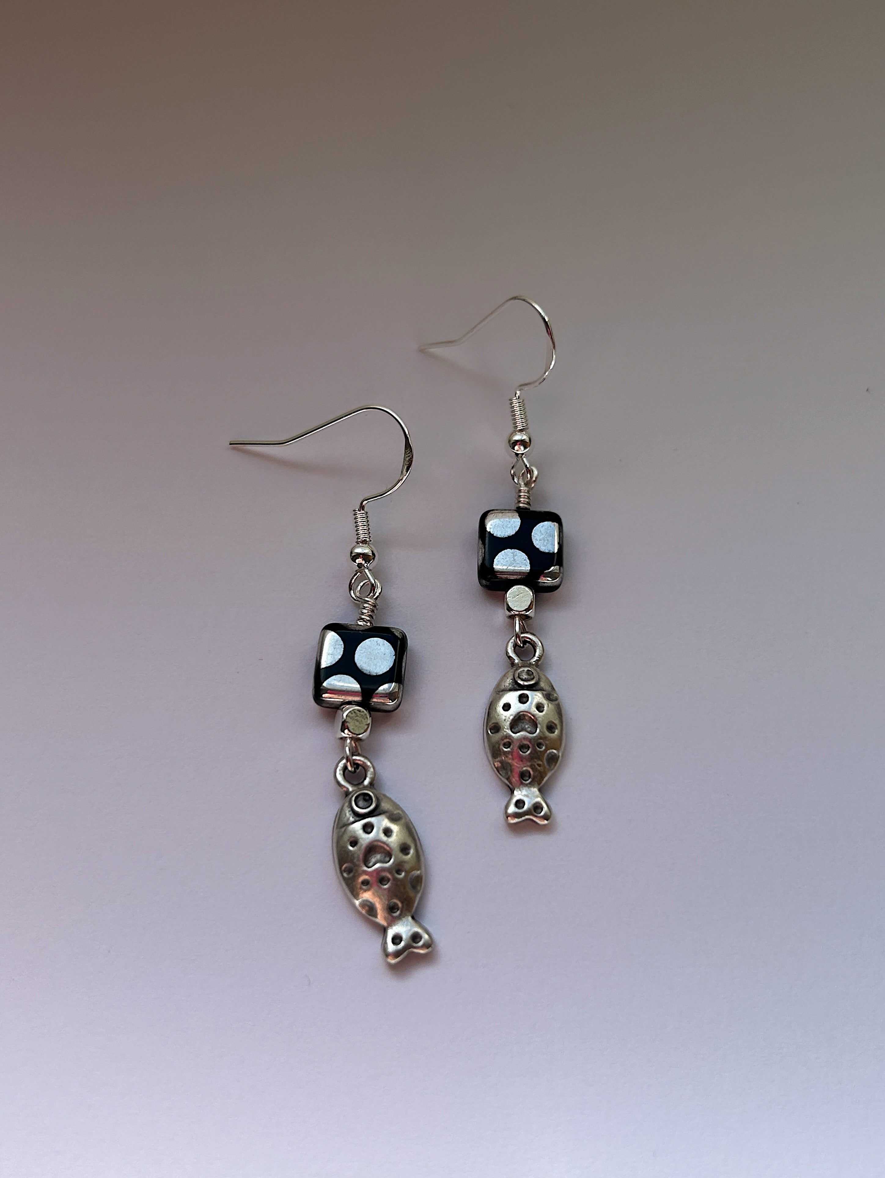 Polka Fish Earrings