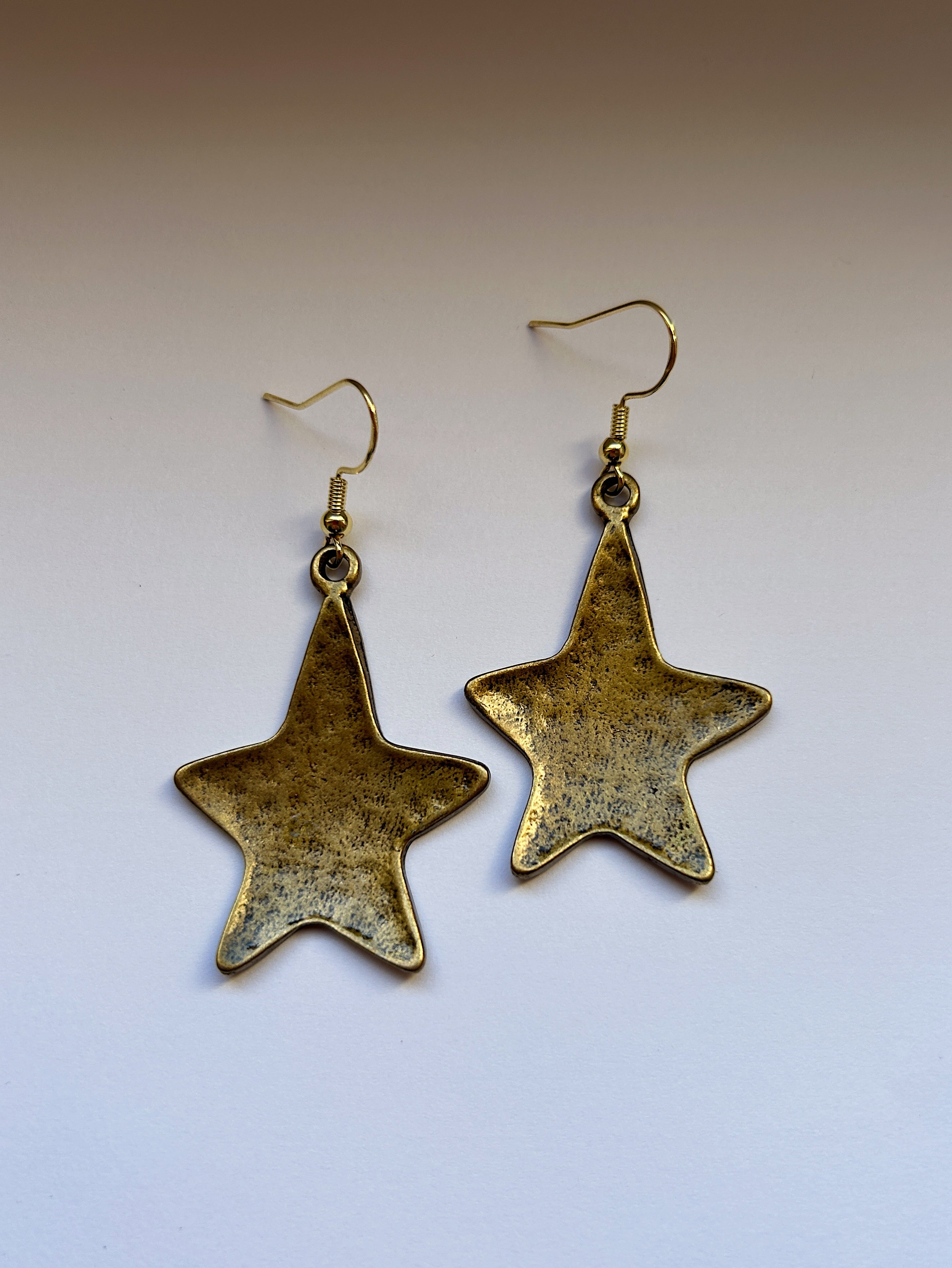 Gold Star Earrings