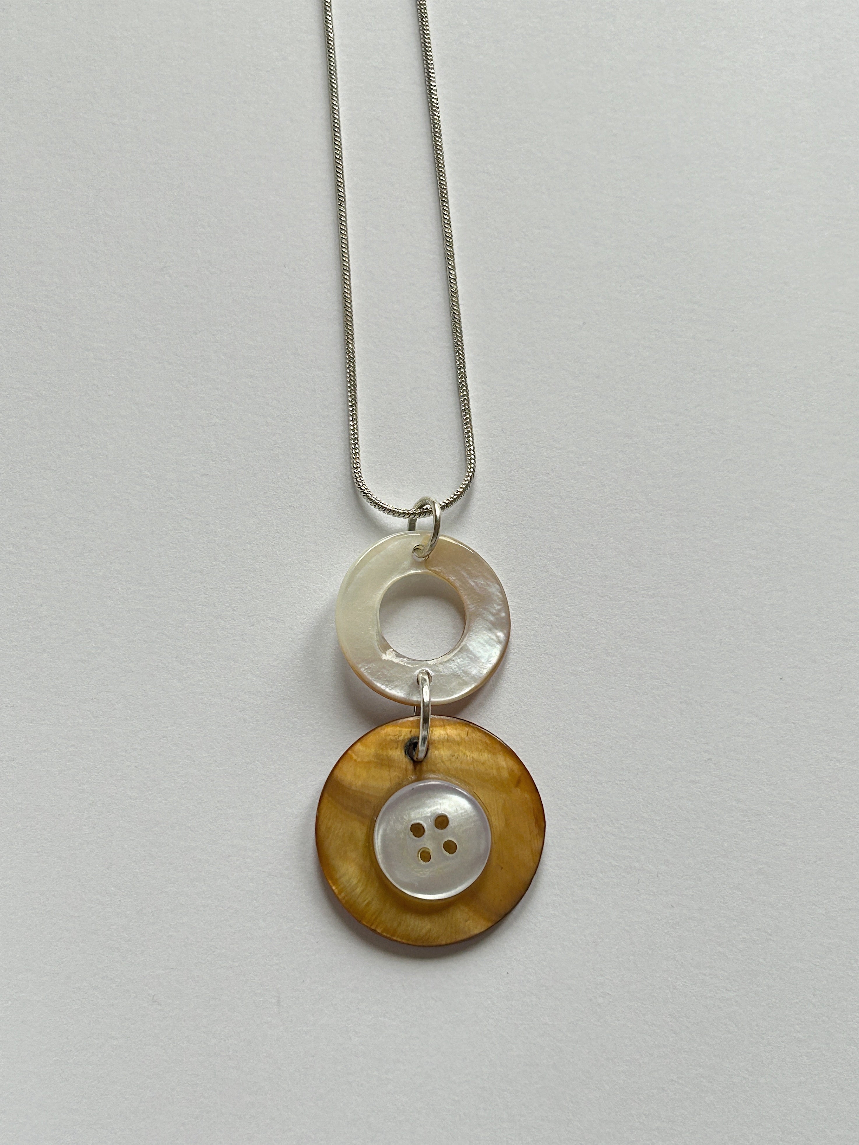 Button Shell Necklace
