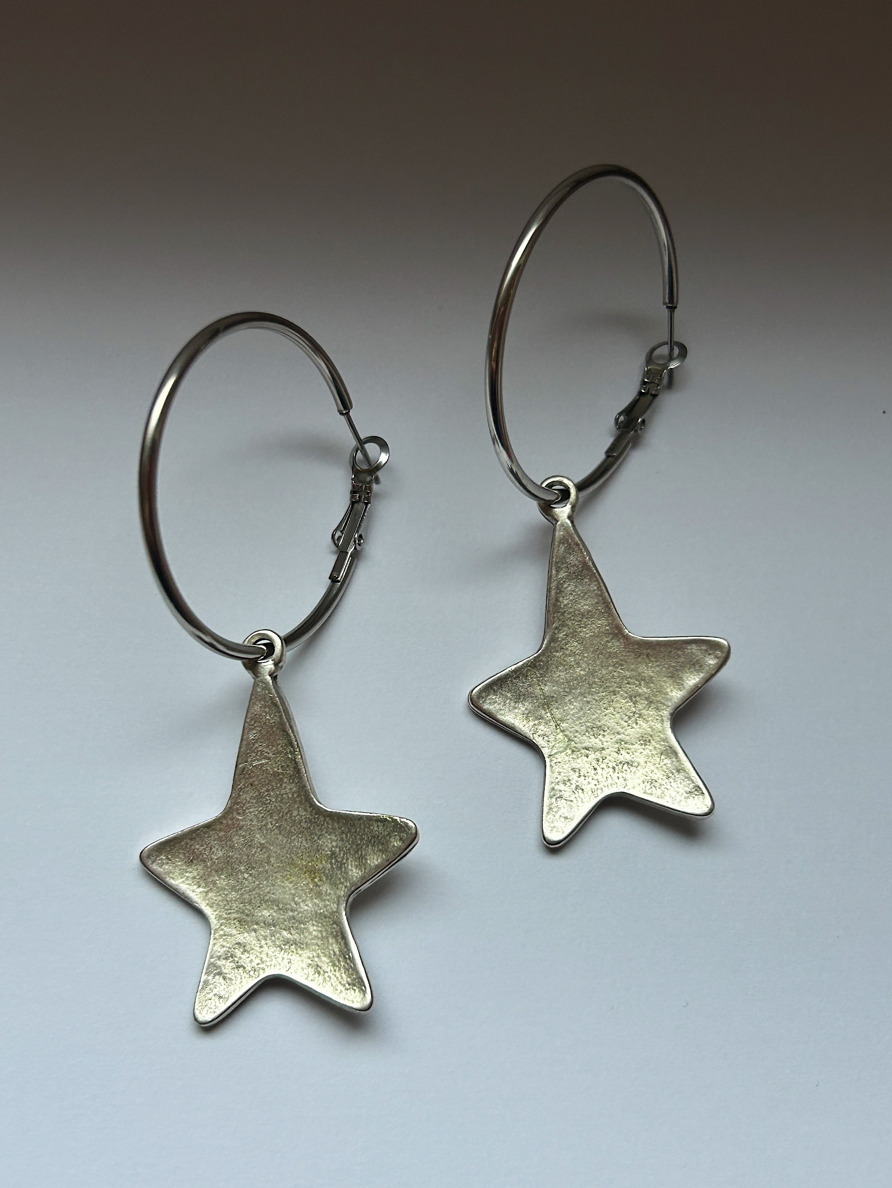 40mm Star Hoops