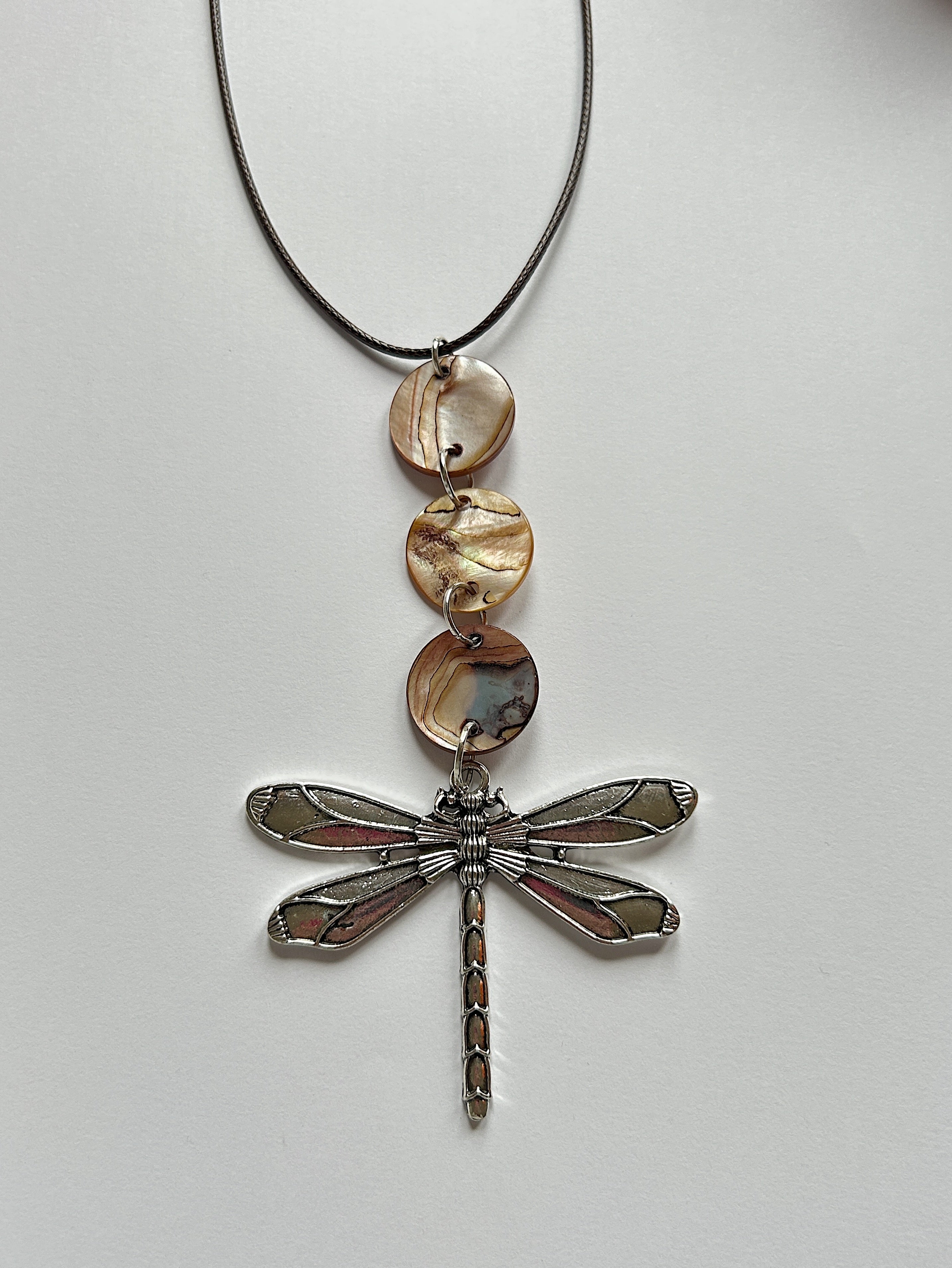 Dragonfly Shell Necklace