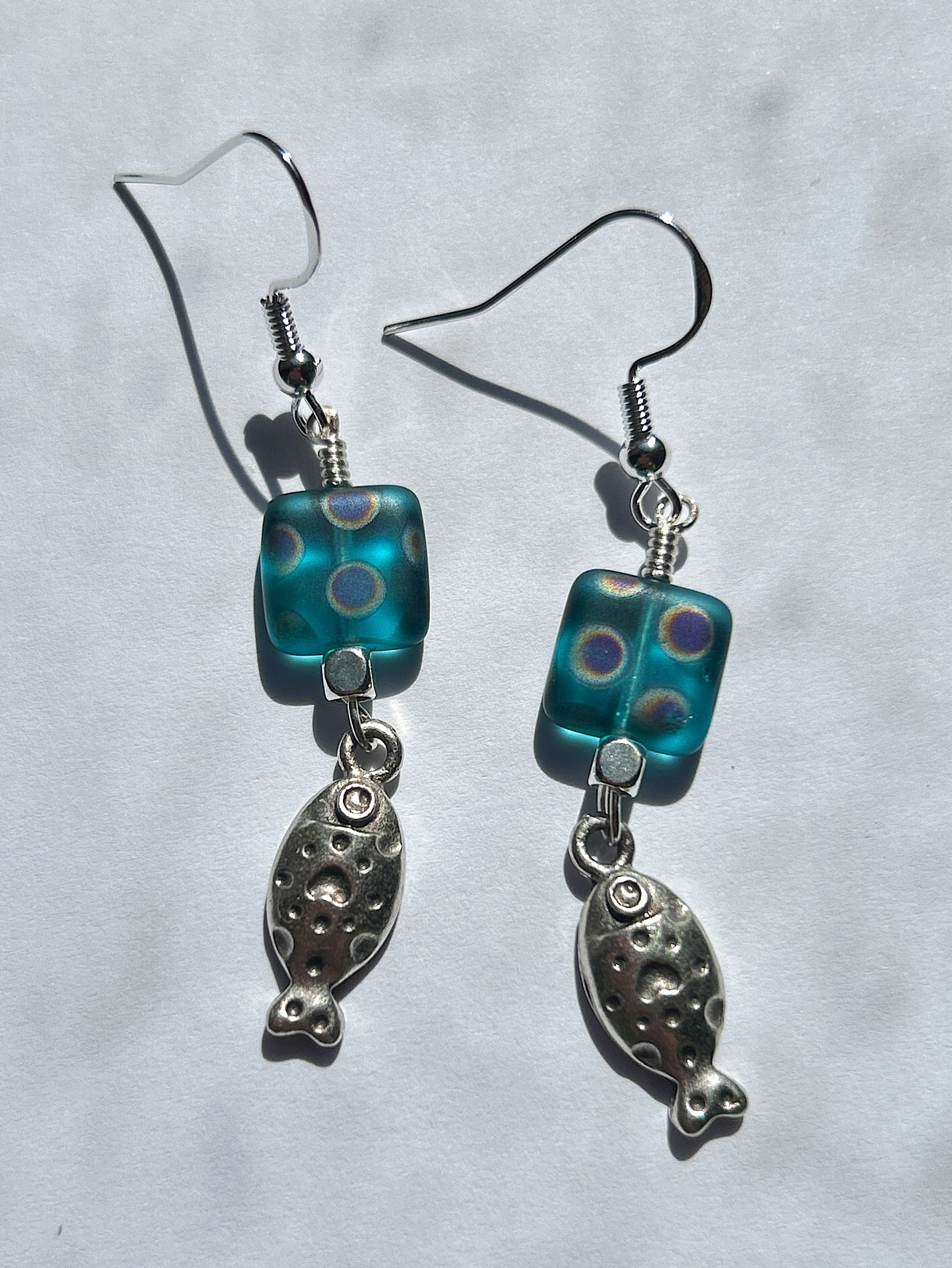 Polka Fish Earrings