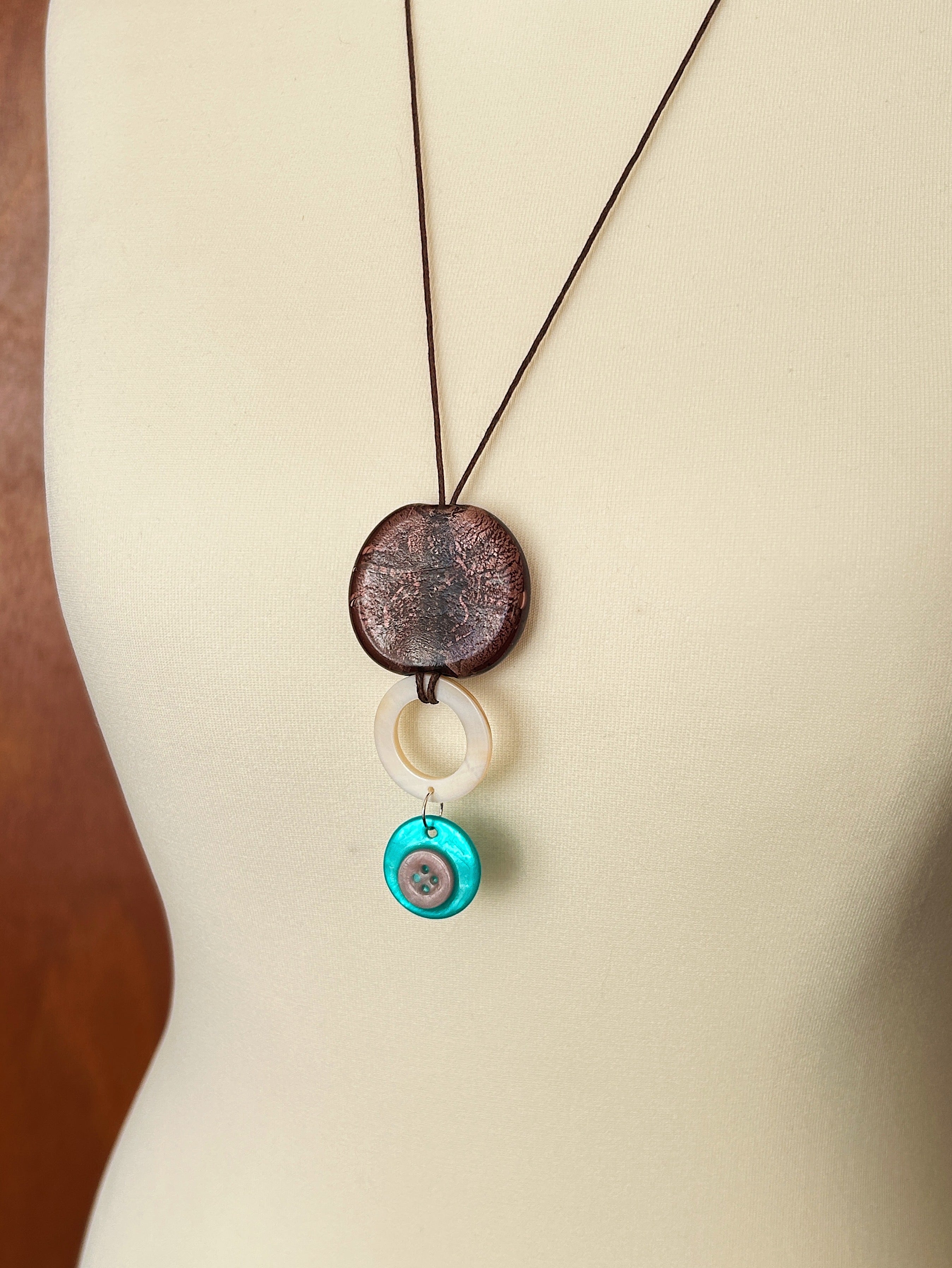 Button Necklace