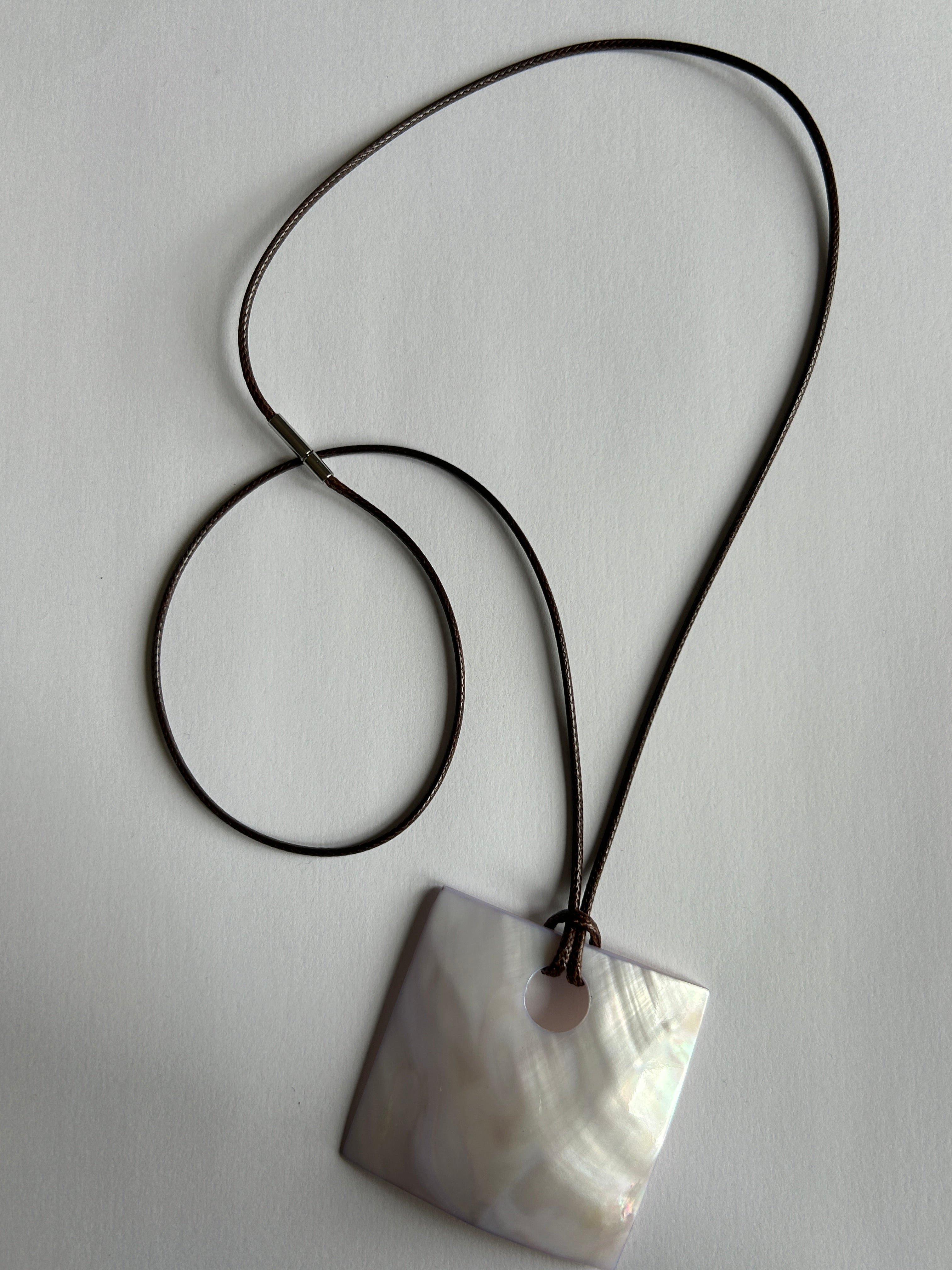 Lilac Shell Pendant