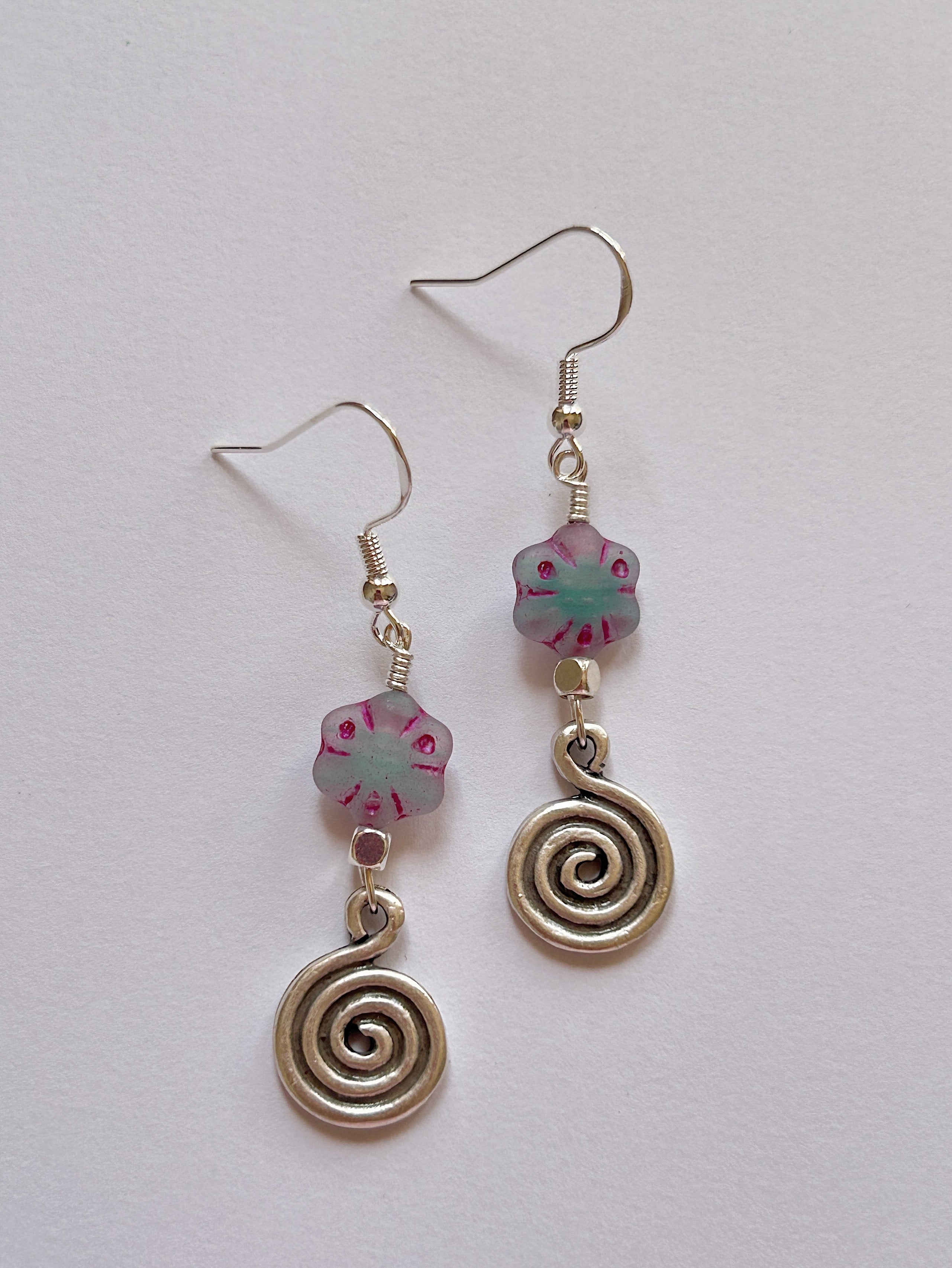 Candy Spiral Earrings