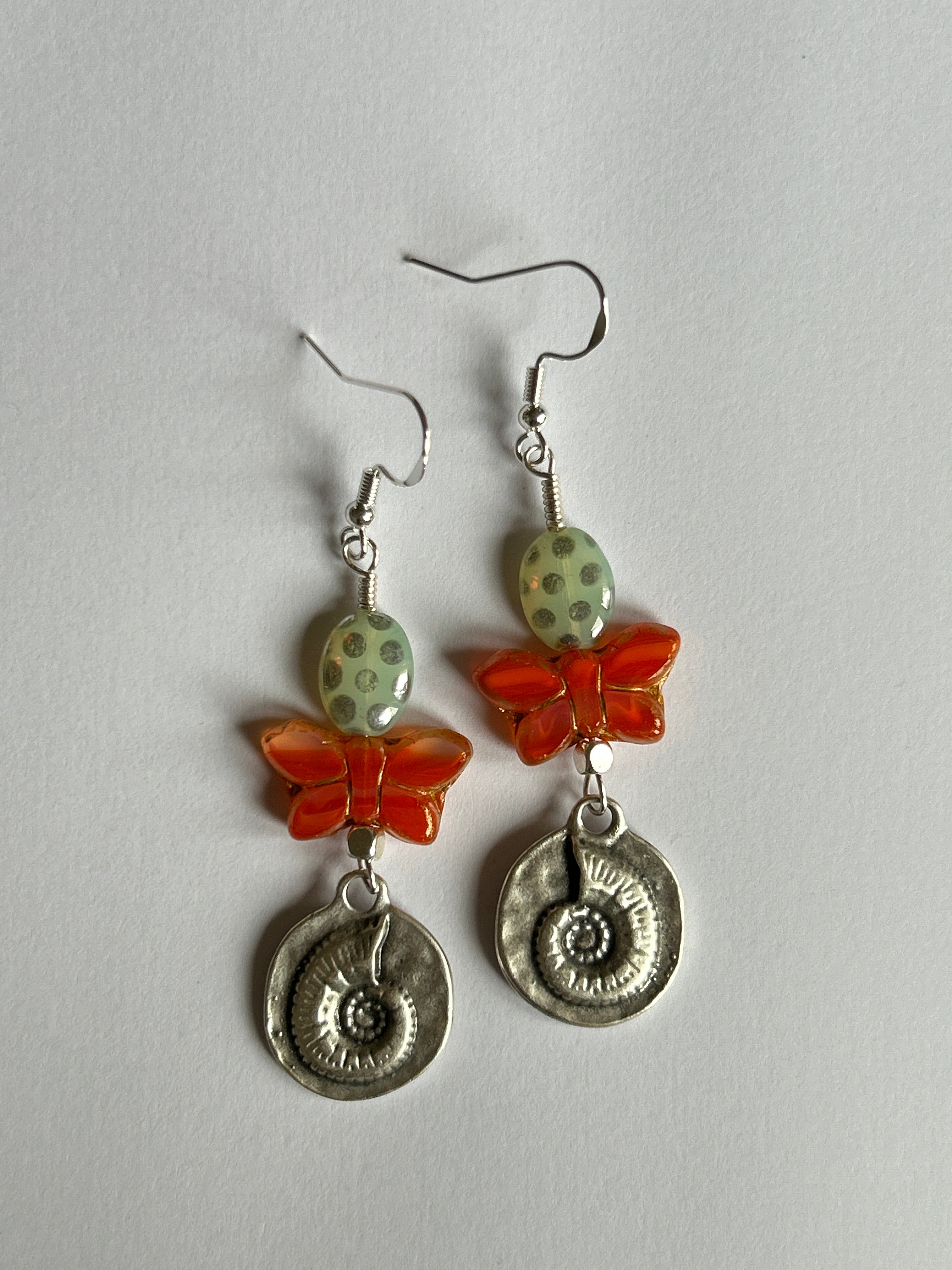 Polkafly Ammonite Earrings
