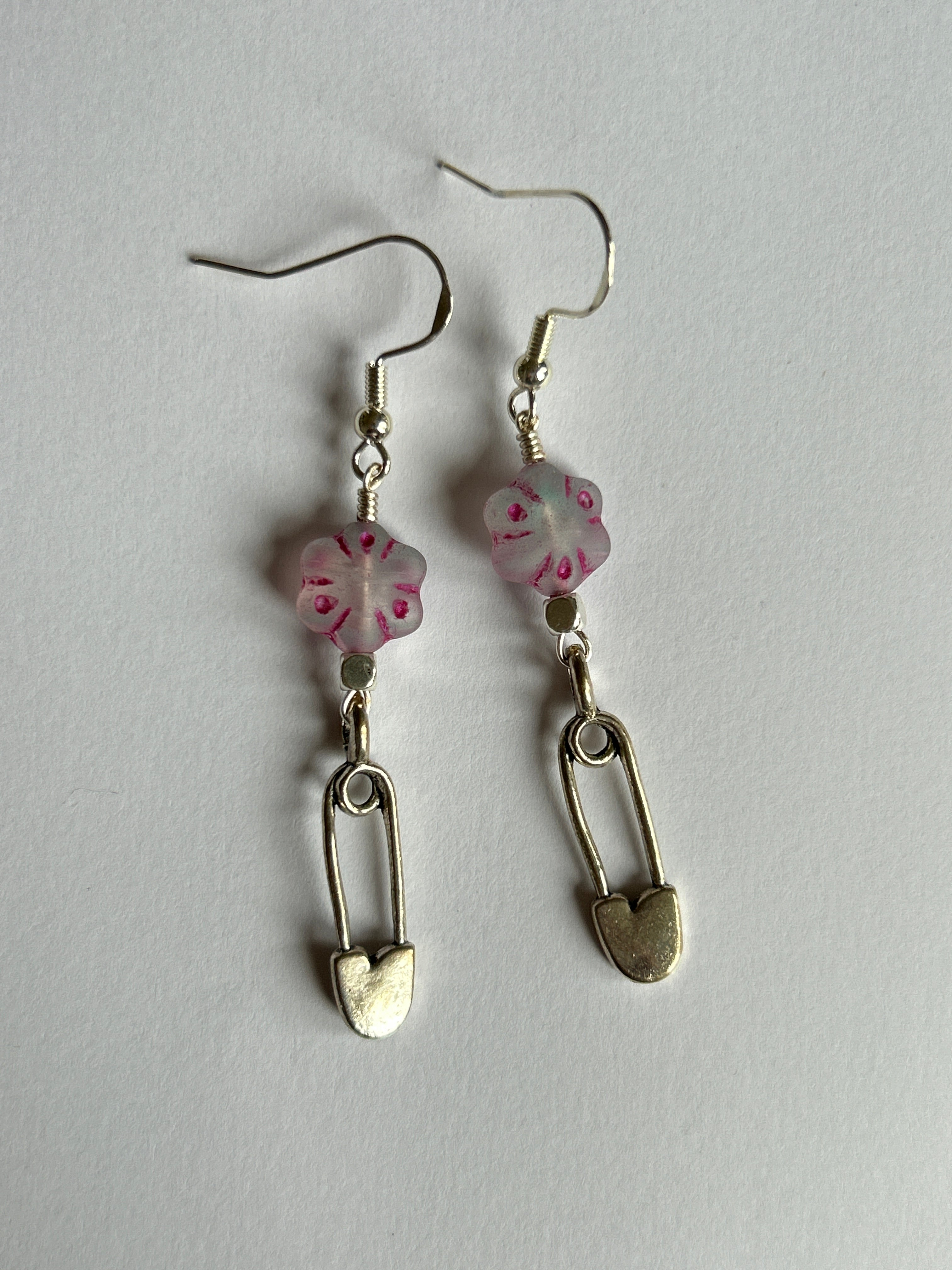 Candy Safety Pin Earrings
