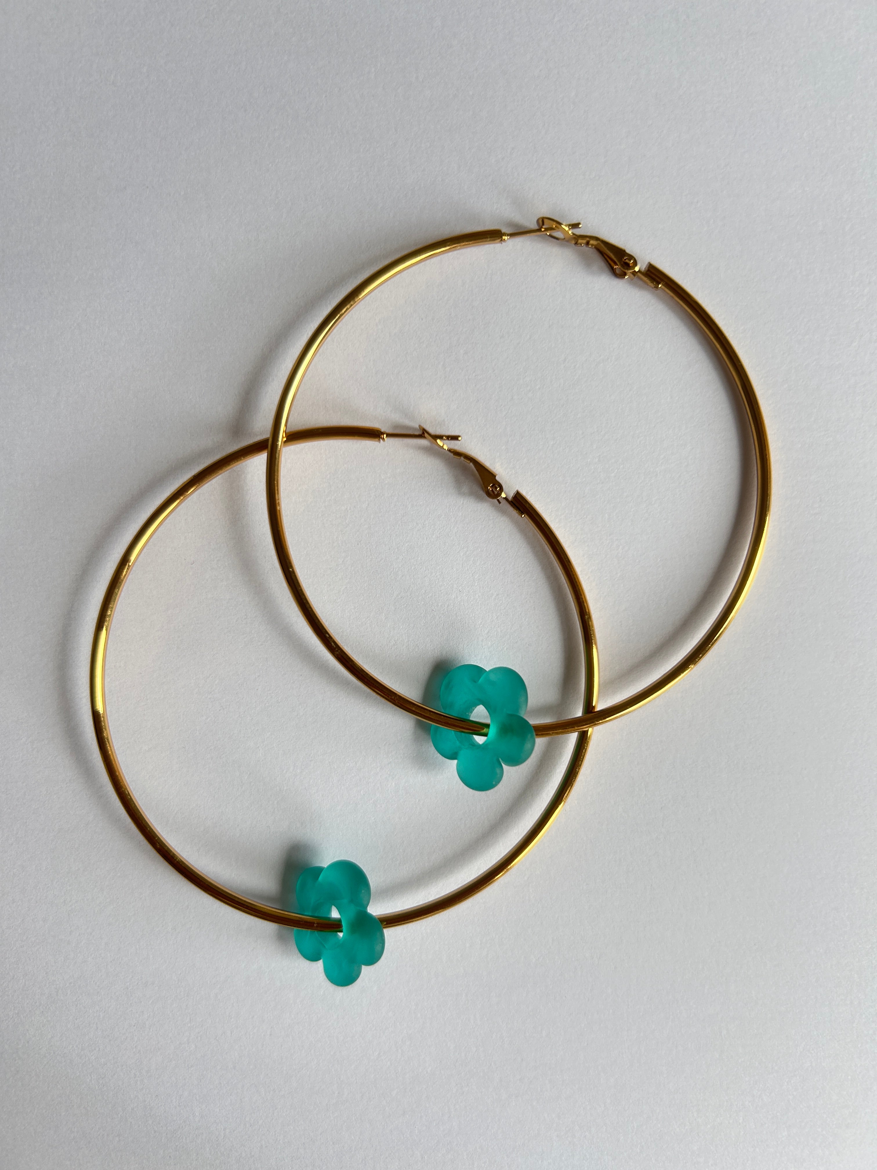 70mm Flower Hoops
